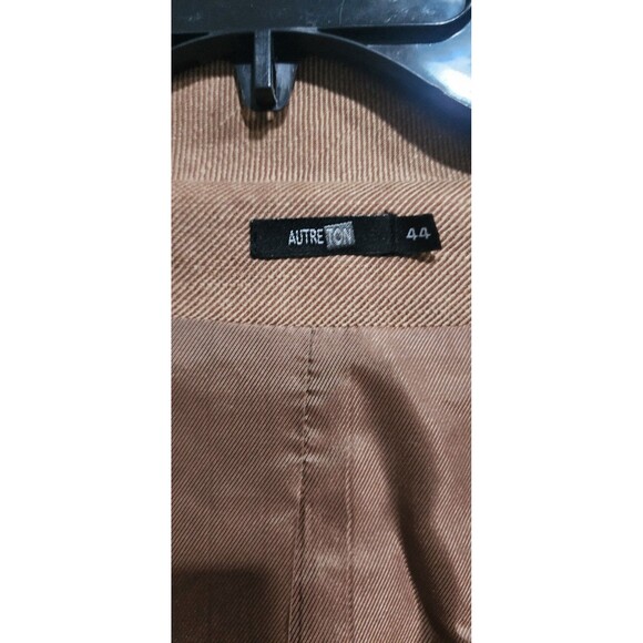 AUTRE TON PARIS Brown Belted Blazer Jacket Size 44 - Picture 4 of 9